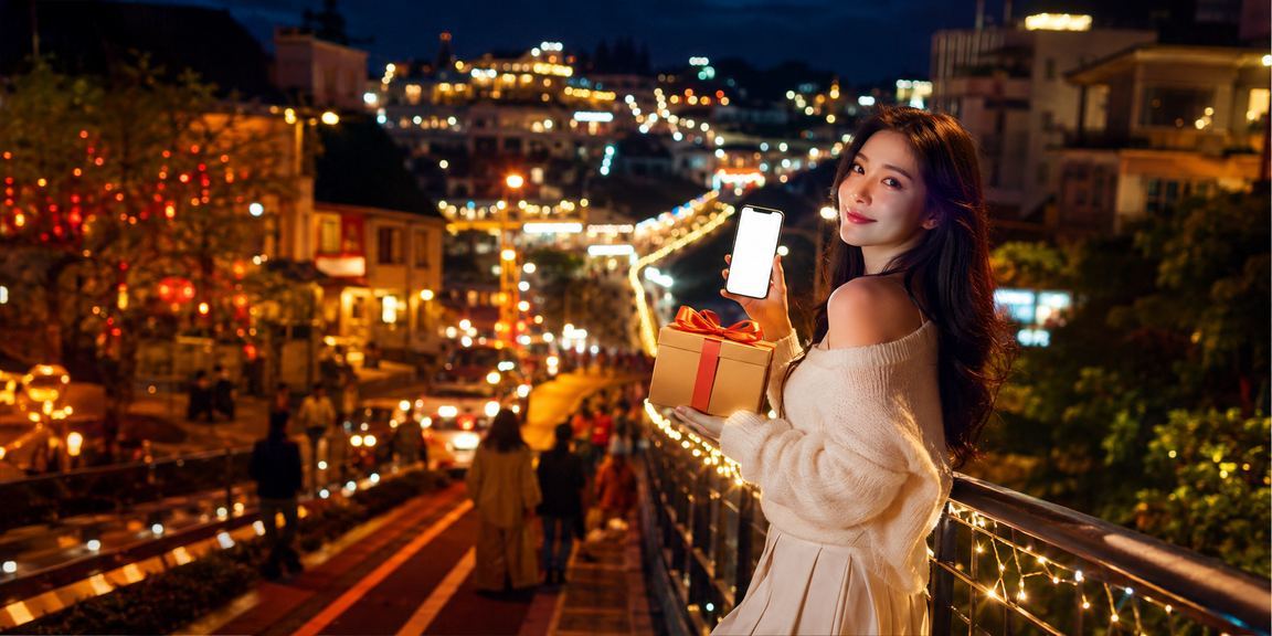 Người dùng tại Đà Lạt trải nghiệm casino mobile trong không khí lễ hội